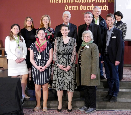 Der Vorstand von Oikocredit Austria mit seinen Gästen